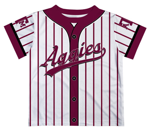 Toddler Aggie Baseball Jersey Style Tee