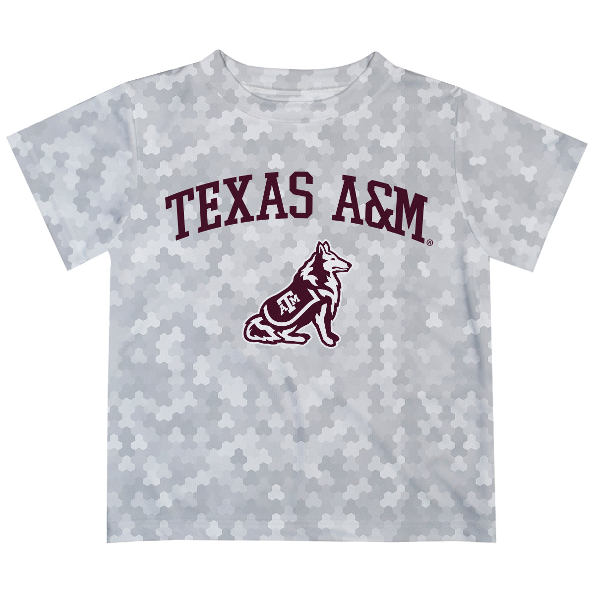 Texas A&M Grey Camo Toddler Tee