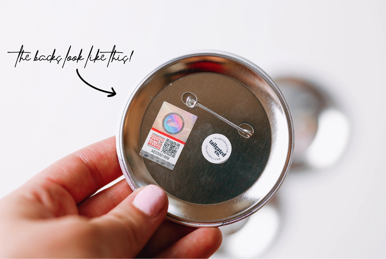 Gameday Button - Maroon Howdy w/ Boots