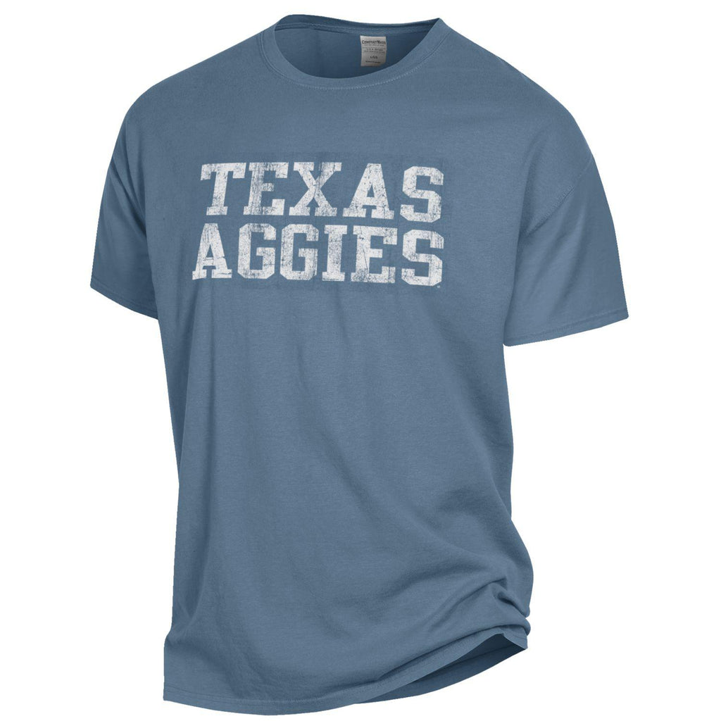 Texas Aggies Comfort Wash Tee - Saltwater - YOUTH