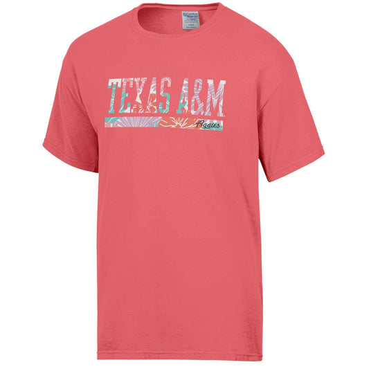 Texas A&M Tropical Coral Comfortwash Shirt