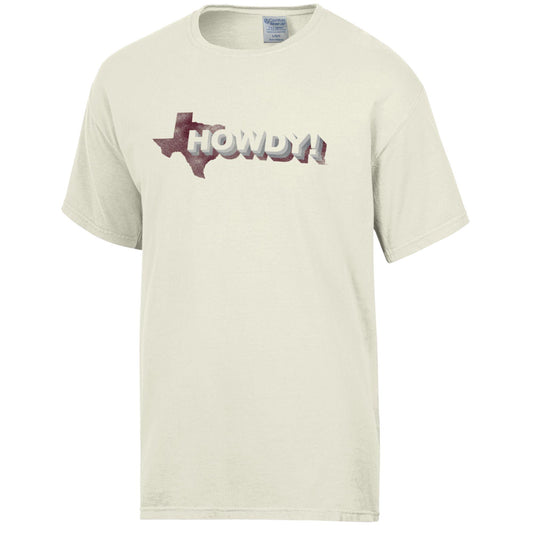 Howdy Tee - Comfort Wash - Parchment