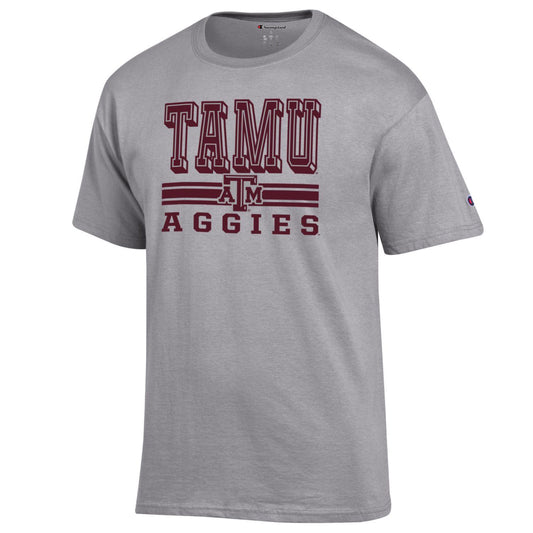 TAMU Bar Agggies - Oxford Grey Tee