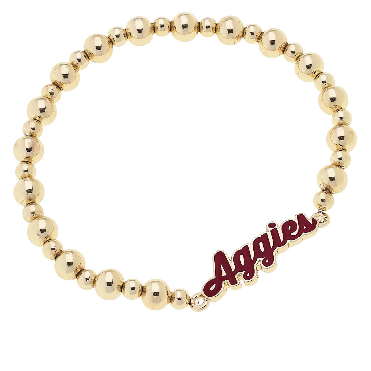 Aggies Gold Stretch Bracelet - TXAG Store 