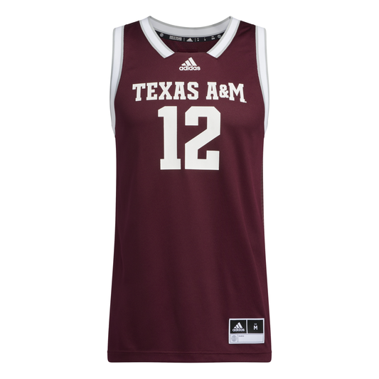 Texas A&M Replica Basketball Jersey - Maroon  ***