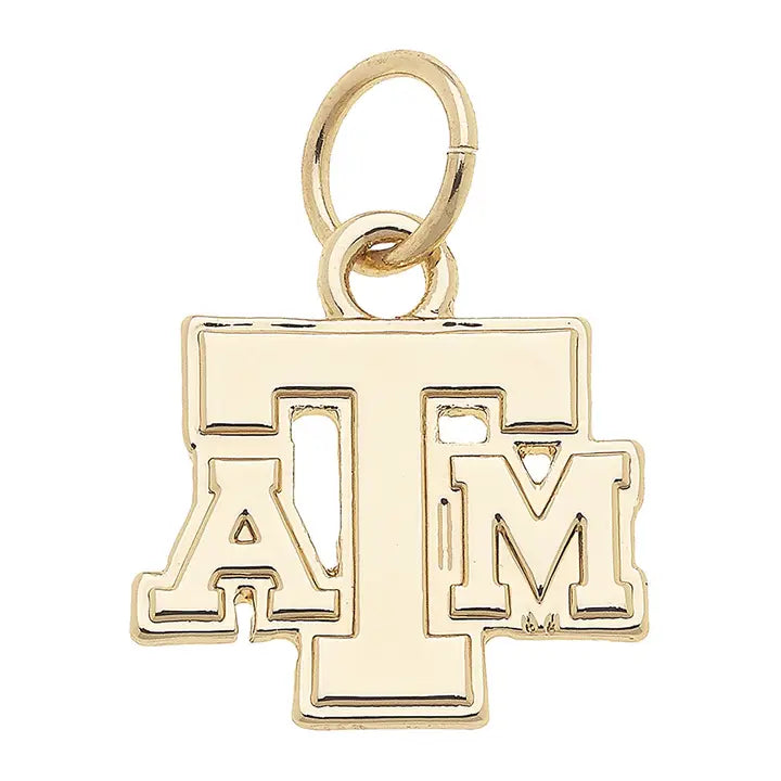 Texas A&M Gold Logo Charm - TXAG Store 