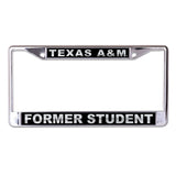 Former Student Carbon License Plate Frame