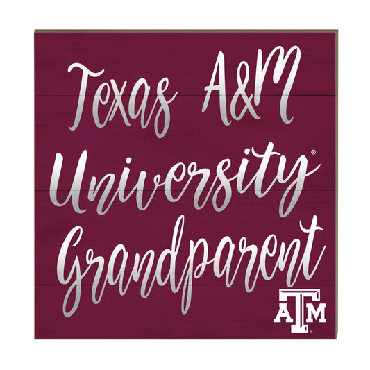 Grandparents Block Sign - 10"x10"