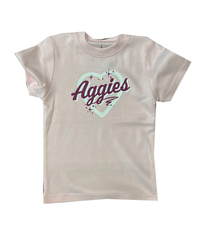 Toddler Aggie Baseball Jersey Style Tee