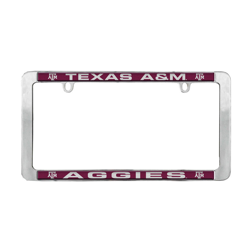 Texas A&M Aggies Thin Rim License Plate Frame