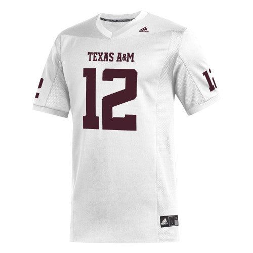 Texas A&M Replica Football Jersey - White