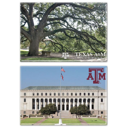 Texas A&M Scenery Magnets - 2 Pack