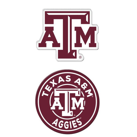 Texas A&M Rectangle Magnet - 2 Pack