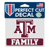 Texas A&M Family Perfect Cut Decal - 4