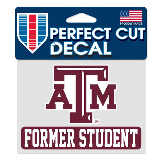 Texas A&M Former Student Perfect Cut Decal - 4"x5"