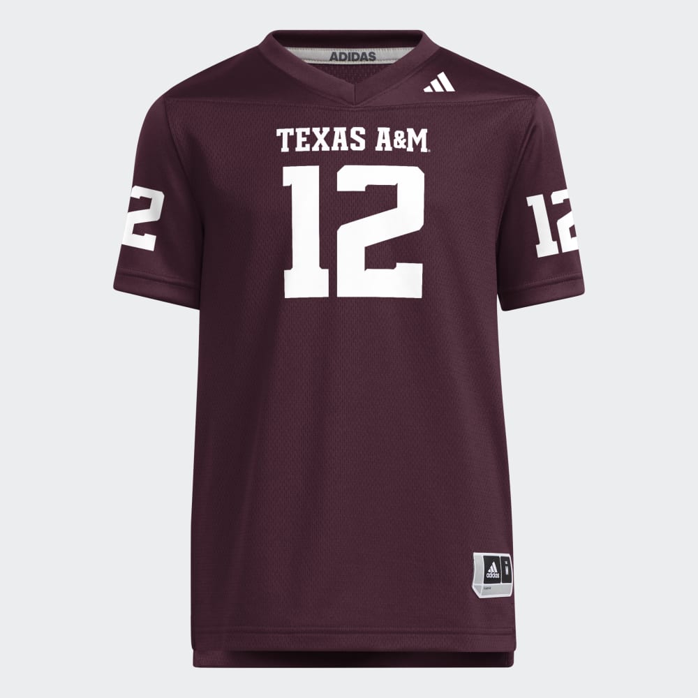 YOUTH -  Replica Football Jersey #12 - Maroon