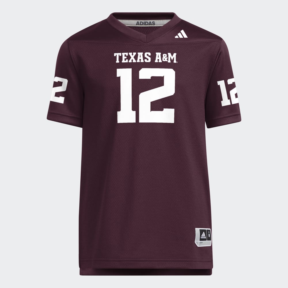 YOUTH -  Replica Football Jersey #12 - Maroon - TXAG Store 