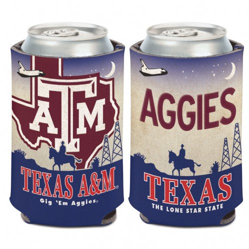 Texas A&M License Plate Can Cooler