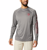 Columbia Charcoal Grey ATM Terminal Tackle Long Sleeved Tee