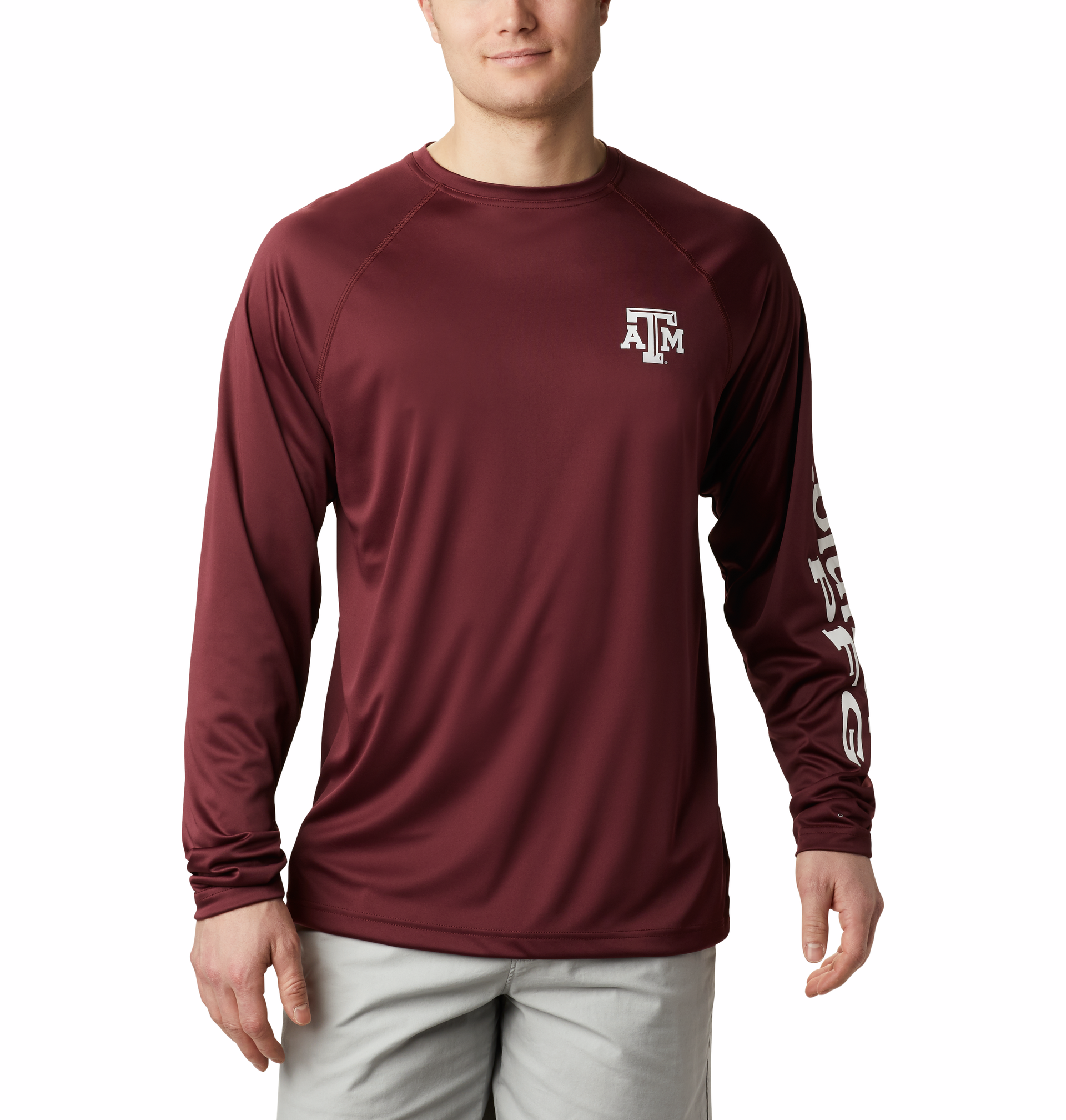 Columbia Maroon ATM Terminal Tackle Long Sleeved Tee – TXAG Store