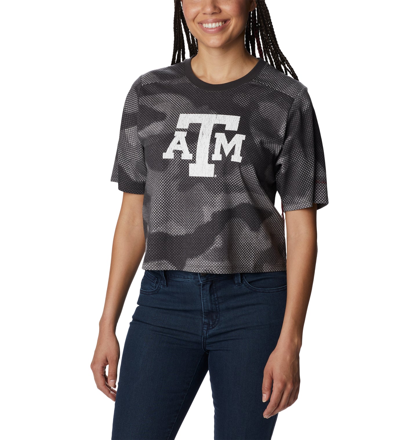 WOMENS CLG Columbia Park Box Crop Top Tee***