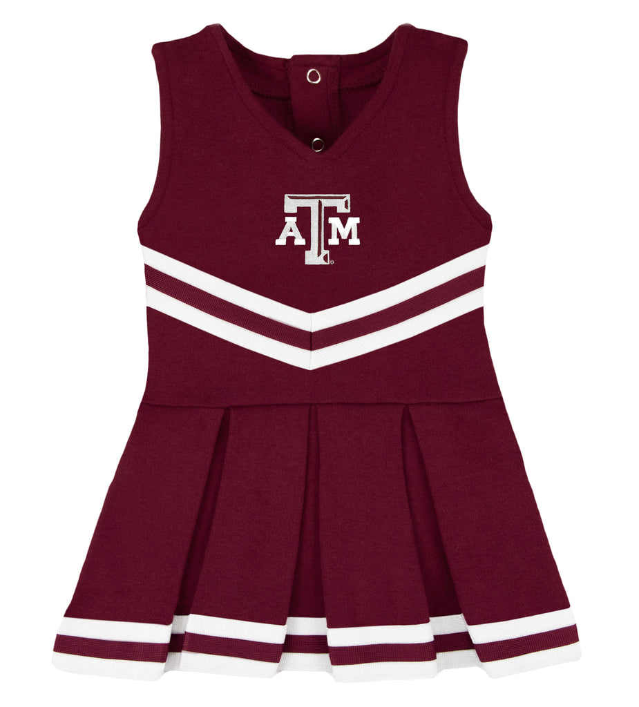 INFANT Texas A&M Cheer Bodysuit Dress