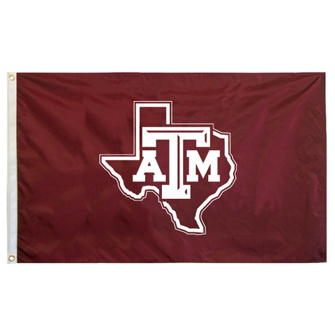 Texas A&M Distressed Bottle Cap Sign (Silver)