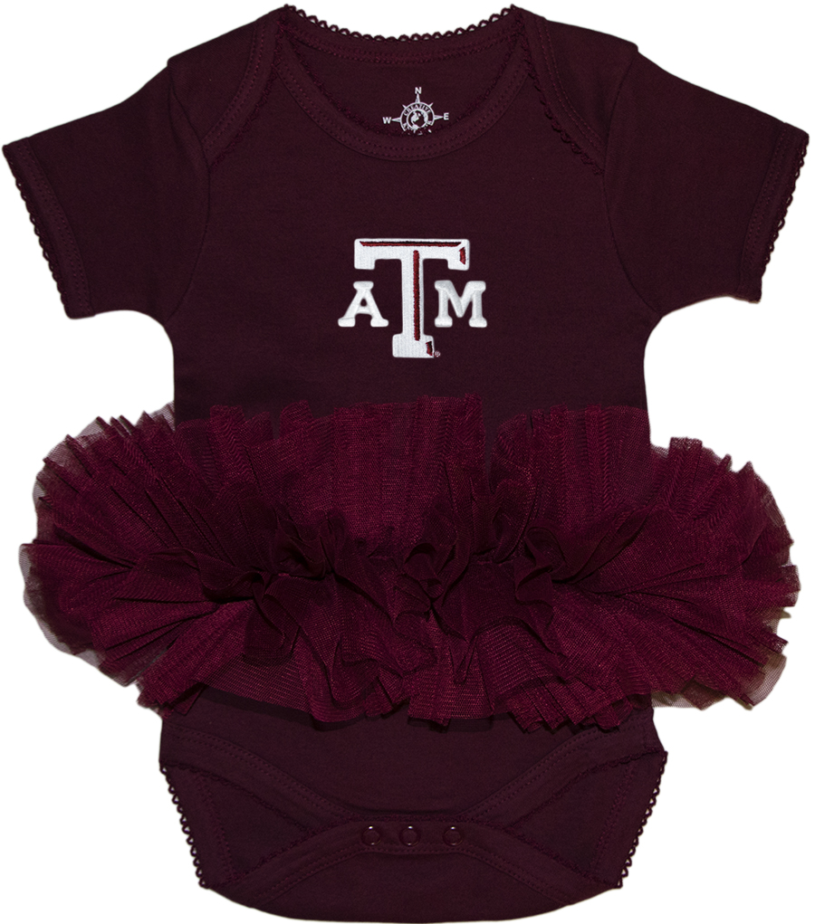 INFANT Texas A&M Tutu Bodysuit Dress