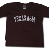 TODDLER Texas A&M Arch Tee -  Maroon - TXAG Store 