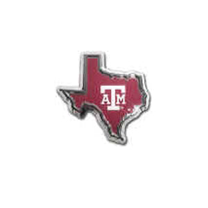 Lone Star Maroon Car Emblem - TXAG Store 