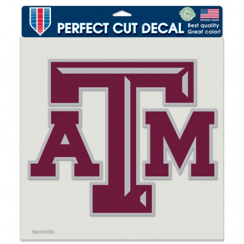 Block ATM Perfect Cut Decal - Maroon - 8"x8"