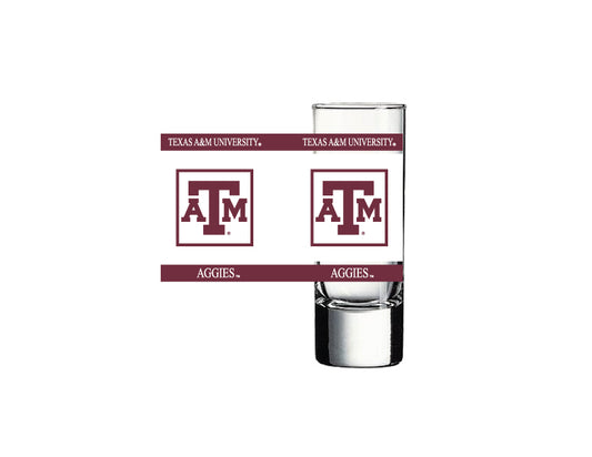 Texas A&M Tall Shot Glass - 2oz.