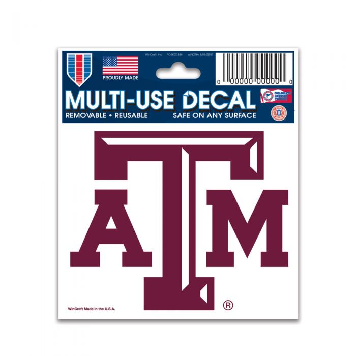 Texas Aggies Multi-Use Decal - 3"x4"
