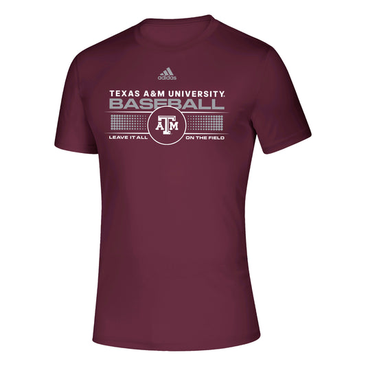 Aggie Baseball Tee - Creator Maroon  ***