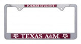 Texas A&M Former Student License Plate Frame - TXAG Store