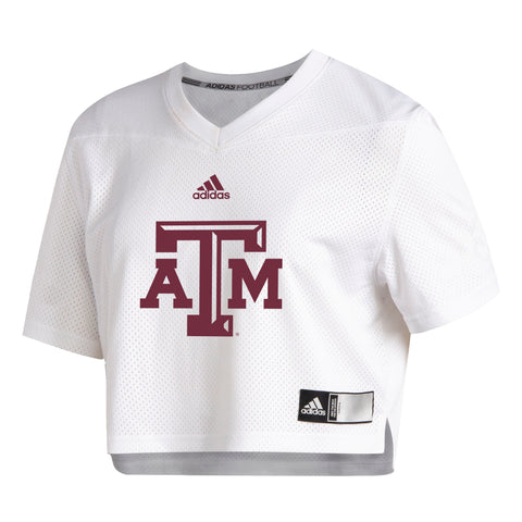 Texas A&M Adidas Replica Baseball Jersey M / White