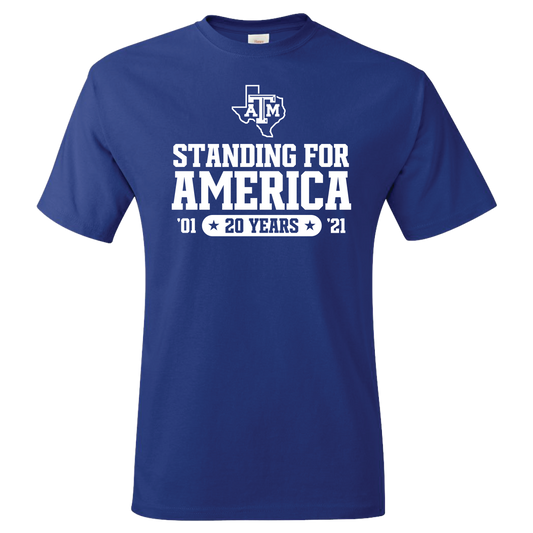 YOUTH Standing for America Shirt - BLUE  ***