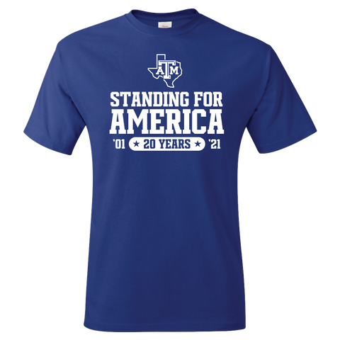 YOUTH Standing for America Shirt - WHITE
