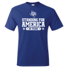 YOUTH Standing for America Shirt - BLUE