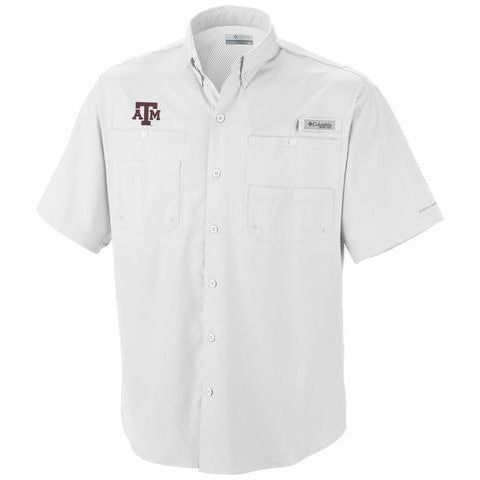 Columbia White Tamiami Fishing Shirt - TXAG Store 