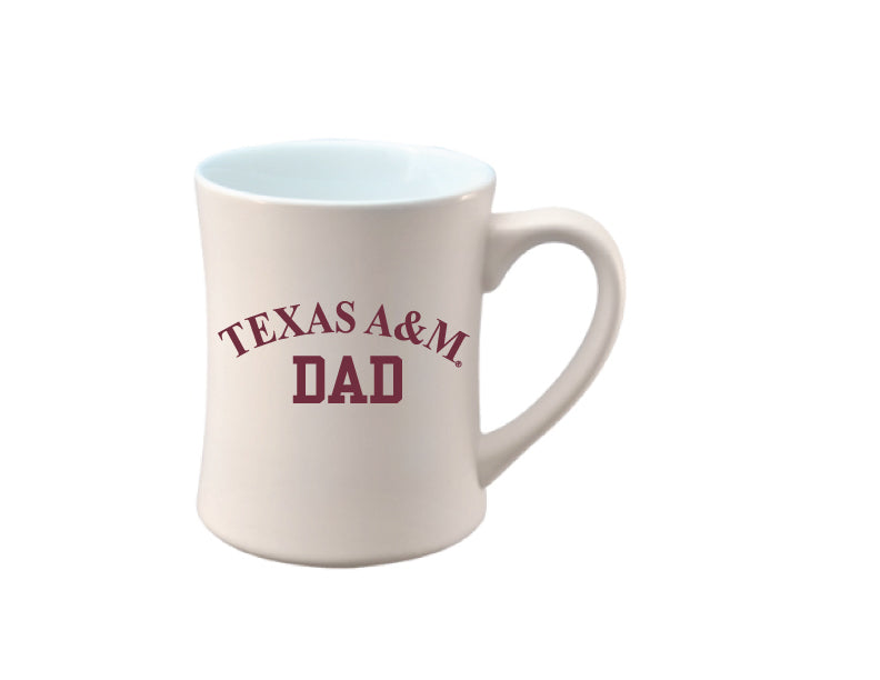 16 oz. White Texas A&M Dad Mug