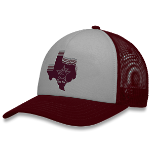 The Game Cap - Maroon Circle Patch w/ Mesh Back