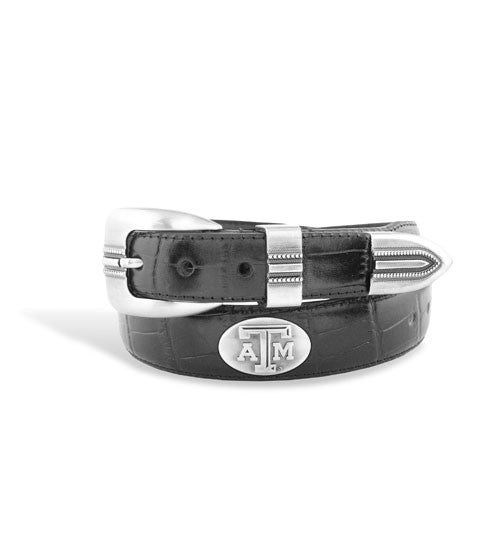 Black Crocodile Belt - TXAG Store 