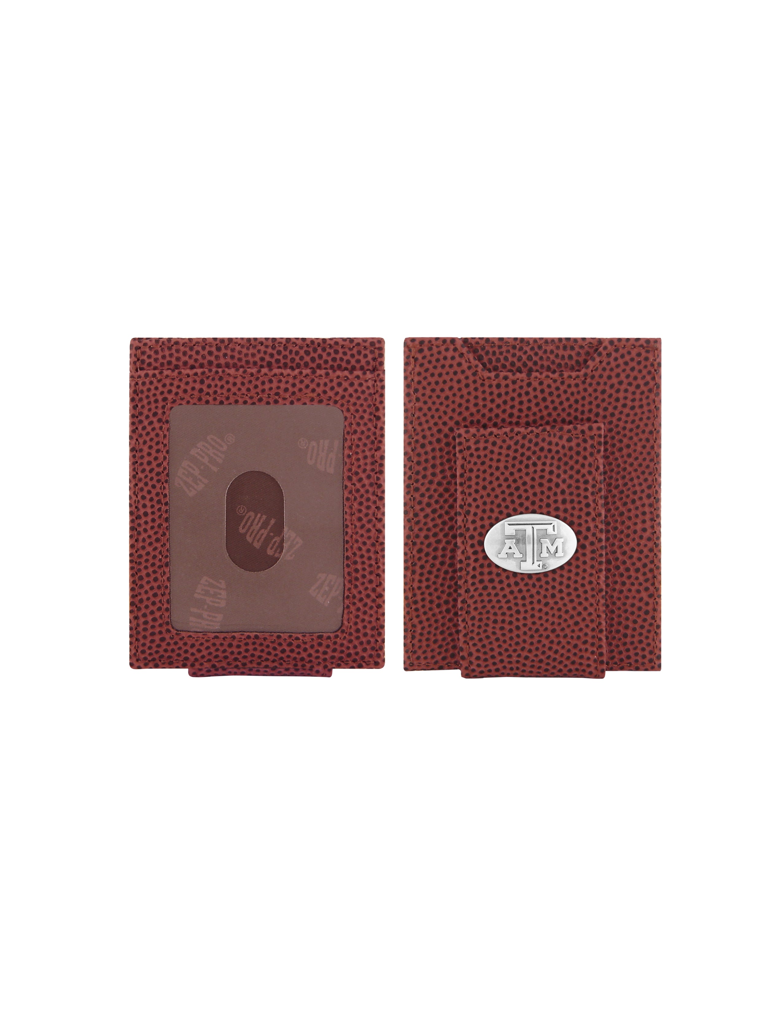 NCAA Texas Longhorns Leather Wallet – Genuine Pull-Up Secretary Style