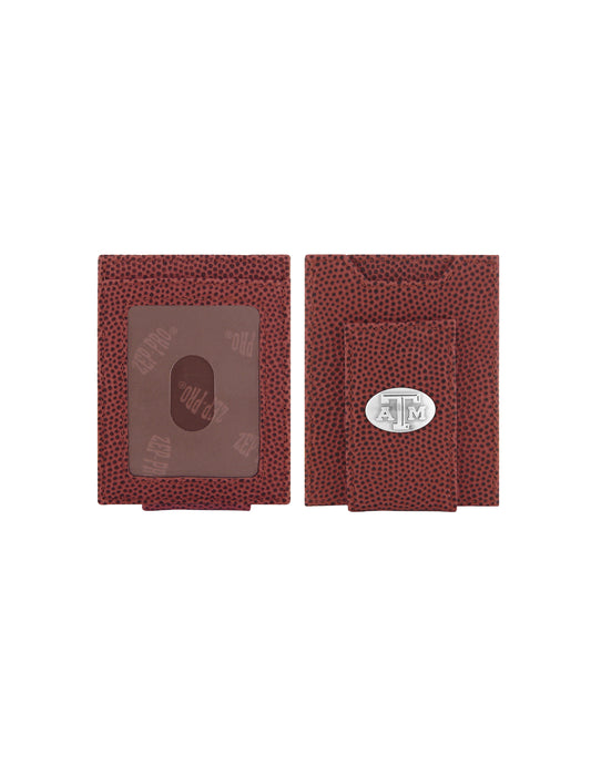 Texas A&M Pigskin Money Clip Wallet - TXAG Store