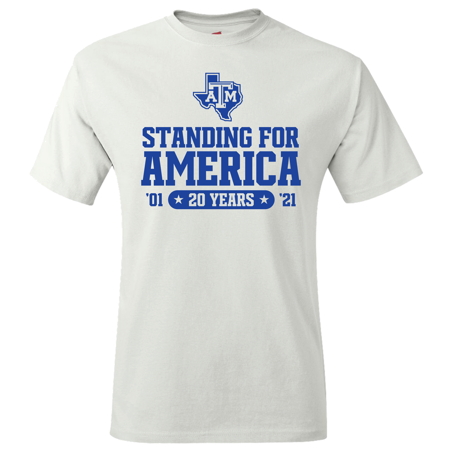 YOUTH Standing for America Shirt - WHITE ***