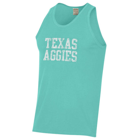 Texas A&M Comfort Wash Bubbly Tee - Saltwater