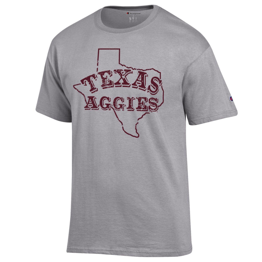 Texas Aggies over Texas - Oxford Grey