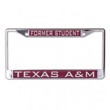 Texas A&M License Plate Frame - Former Student