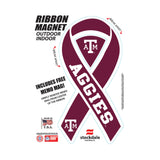 Texas A&M Outdoor Magnet - Ribbon